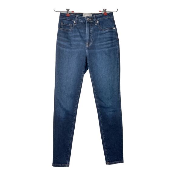 EverLane Jeans The Curvy High Rise Dark Wash Stretch Size 27 - Picture 8 of 9